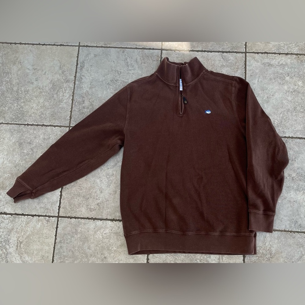 Southern Tide “the skipjack” brown pullover